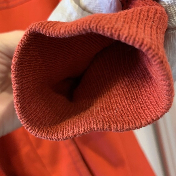 !!!SOLD!!! Vintage 1970s Girls Red Coat with Detachable Button Hood w Drawstring - Picture 10 of 12